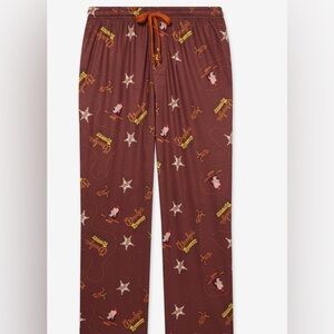Pixar Toy Story Woody's Roundup Icons  Print Sleep Pants Unisex Sz Med (32-34)